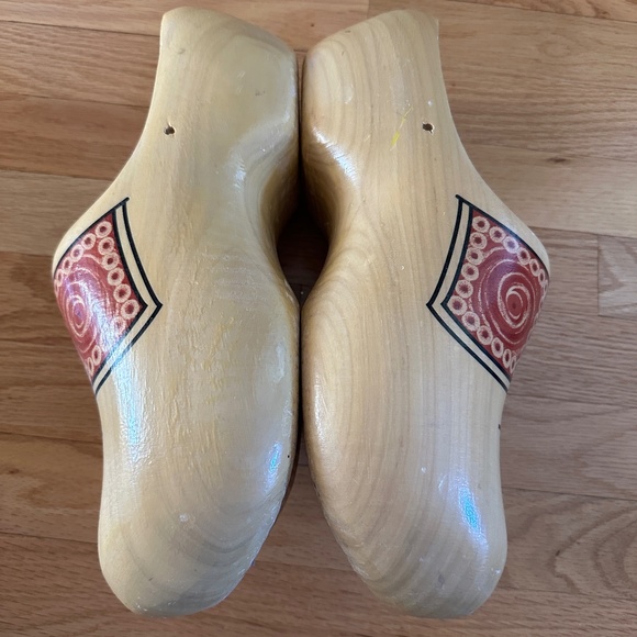 Dutch Wooden Clogs Shoes Holland Size Large - Picture 7 of 16